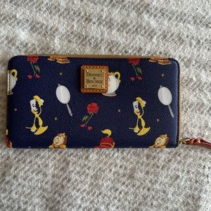 ✨Disney Beauty and the Beast Lumiere Wallet by Dooney & Bourke✨